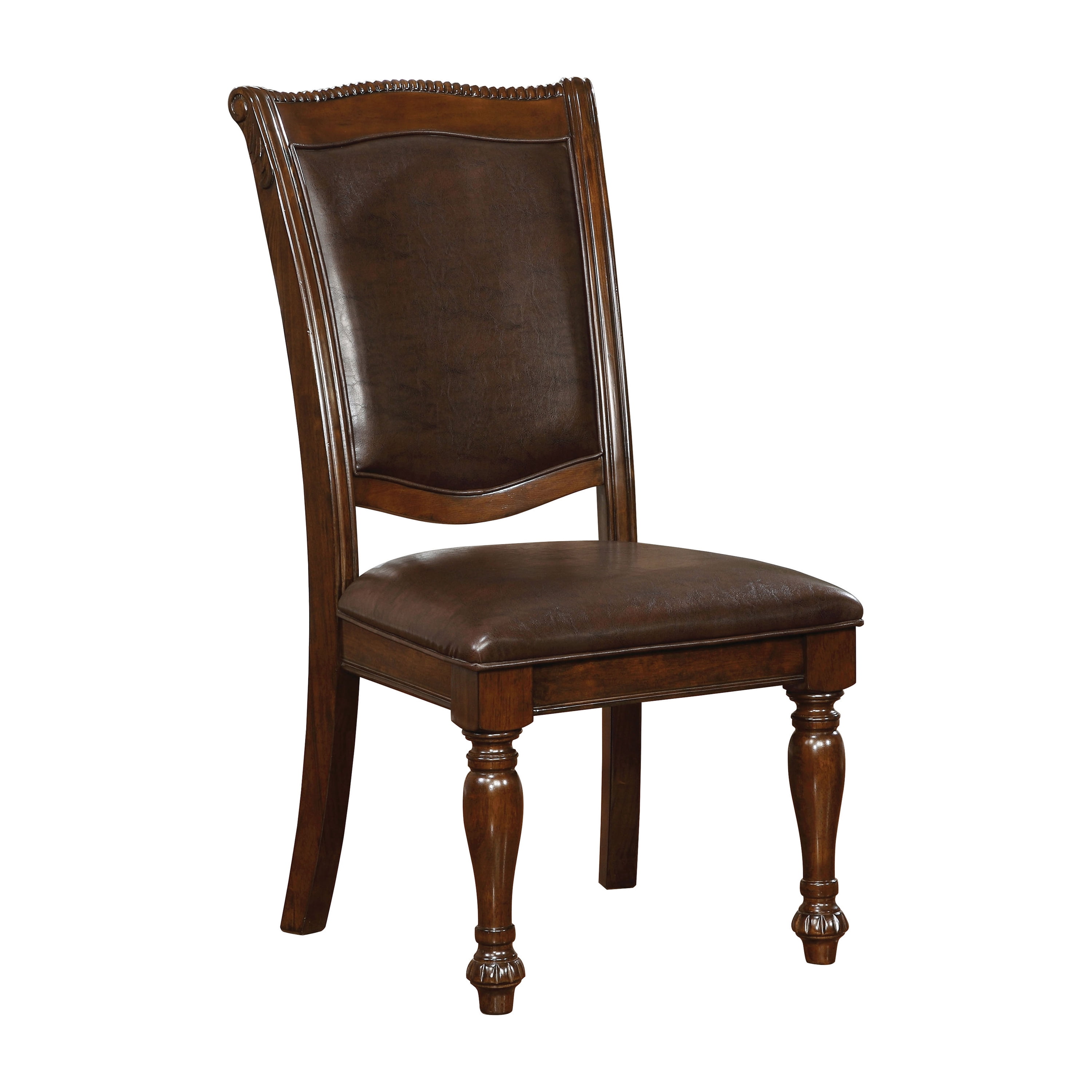 Furniture of America Paxton Traditional 9-Piece Dining Set, Brown Cherry