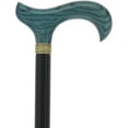 thumbnail image 5 of Derby Comfort Cane with Stained Ash Wood Handle, Black Beechwood Shaft | Derby Handle Walking Cane for Men and Women | Sturdy Walking Stick, 5 of 9