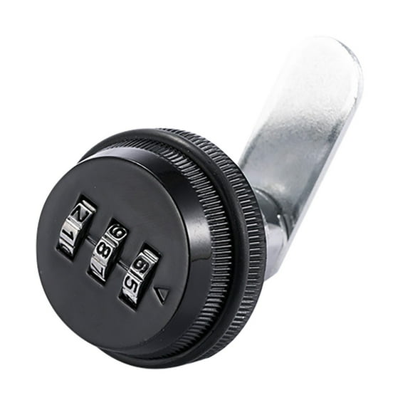 3-Digit Cam Lock Alloy Combination Keyless Post Mail Box Cabinet Black for Home Clearance Sale Mom Gifts