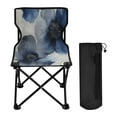 thumbnail image 2 of Outdoor Folding Chair 14.46x14.46x22.83 Inches, Camping Folding Chair Easy to Carry Ideal for Outdoor Picnics Camping Park Fishing Colorful Blue Flowers, 2 of 8