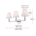 thumbnail image 7 of Living District Bethany 27" Wall Sconce In Chrome, 7 of 7