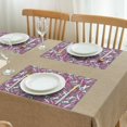 thumbnail image 3 of Pink Breast Cancer Summer Placemats Table Placemats Set Of 4-Linen Kitchen Washable Placemats Table Mats 11.8"x17.7" Non-Slip Heat Resistant, 3 of 6