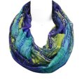thumbnail image 3 of Wrapables® Lightweight Voile Infinity Scarf, Green Purple, 3 of 7