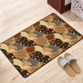 thumbnail image 2 of DouZhe Vintage Indonesian Traditional Ethnic Style Rugs Doormat, Non-Slip Machine Washable Carpets Floor Door Mat , 36" x 24", 2 of 7