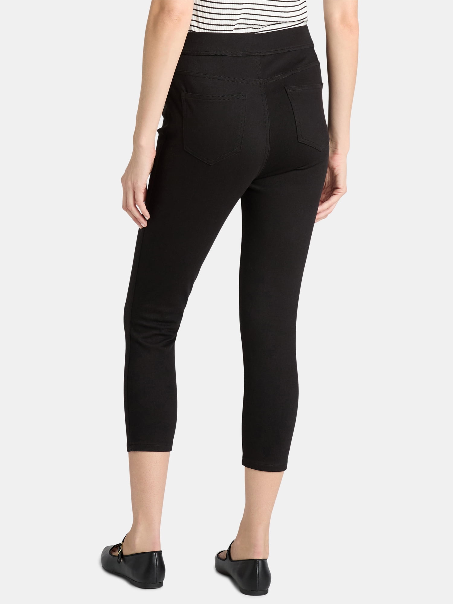 Time and Tru Women's Capri Jeggings, Sizes XS-XXXL