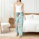 thumbnail image 4 of Balery Vintage Floral Pantalones de pijama para mujer, pijamas ultraligeros, pantalones de estar por casa-Medium, 4 of 6