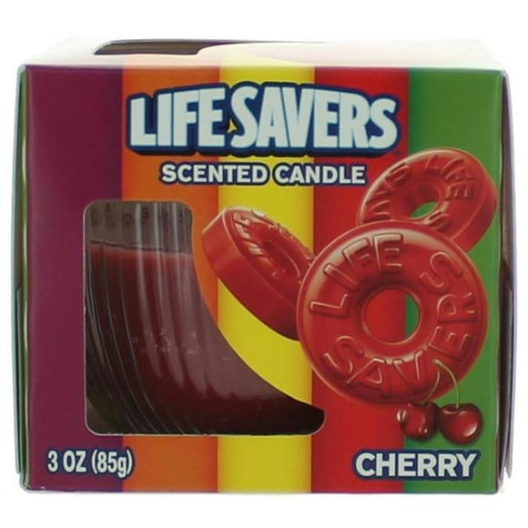 Life Savers clivec3 Bougie Parfumée en Pot de 3 oz pour Cerise
