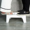 thumbnail image 2 of 1pc Feet Rest Stool Home Office Use Footstool Bathroom Toilet Feet Stool, 2 of 5