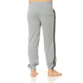 thumbnail image 3 of Mens Baggy Sweatpants With Pockets, Fleece Sweat Pants Black, Grey Sweatpants Men (X-Large, Grey w/Stripes), 3 of 5