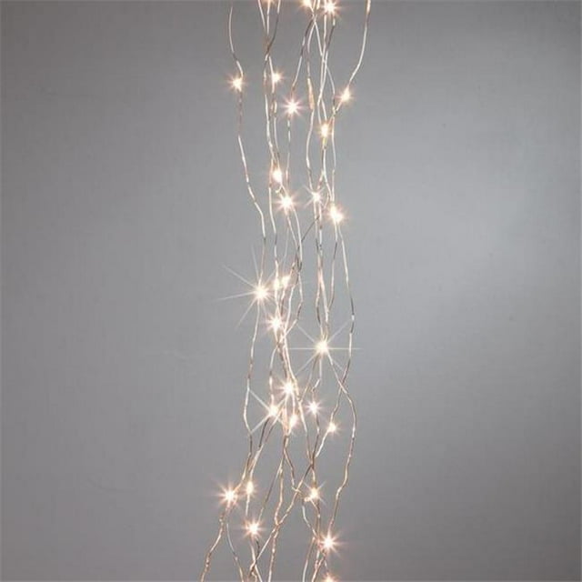 Gerson 93992EC 6 Pieds de Long Scintillement Électrique & 44; Blanc Chaud LED Spray Léger avec Adaptateur Extérieur