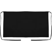 UBICON Waist Size Cotton Apron with 2 Deep Pockets for Home and Professional Use (Black)
