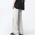 thumbnail image 5 of Erwazi Men's Pants Baggy Casual Parachute Pant Loose Fit Joggers with Pockets Streetwear, 5 of 6