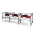 thumbnail image 2 of Bestar Pro-Biz Six-Straight Desk Workstation with 6 Privacy Panels (Per Workstation), 2 of 5