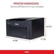 Canon imageCLASS LBP122dw - Wireless, Single Function Printer, Black