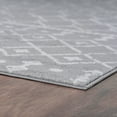 thumbnail image 5 of Transitional 5x8 Area Rug (5'3'' x 7'3'') Geometric Gray, Cream Living Room Easy to Clean, 5 of 12
