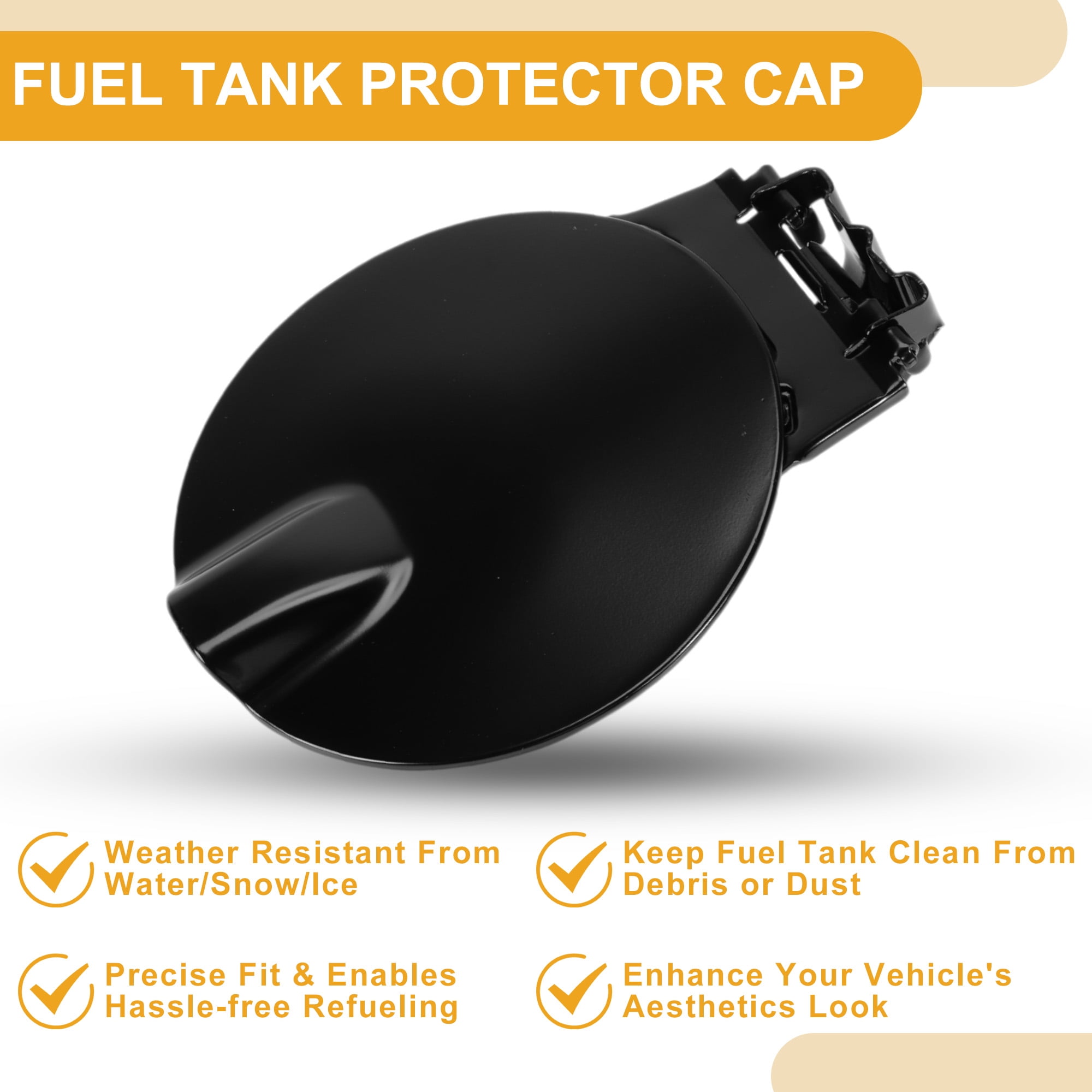 Unique Bargains Fuel Tank Door Cap for Chevy Colorado 2004-2012 Fuel Filler Flap Cover