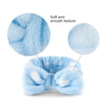 thumbnail image 3 of Diademas con Lazo, Diademas para Mujeres Adolescentes para Maquillaje, Cosméticos, Ducha Facial, Spa, Banda Elástica para el Cabello, Diadema con Cordones para Bebés, Amarillo, Azul, Verde, Púrpura,, 3 of 6
