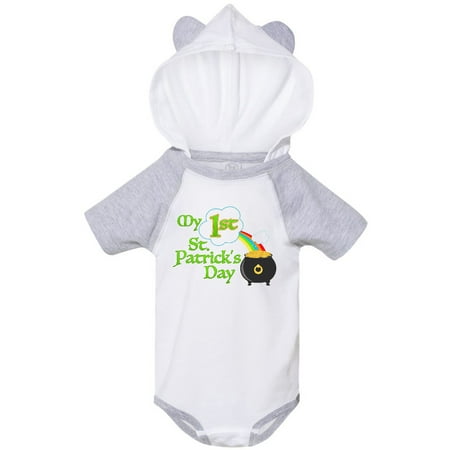 

Inktastic My First St. Patricks Day- pot of gold and rainbow Gift Baby Boy or Baby Girl Bodysuit