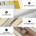 thumbnail image 6 of Yellow Brown Outdoor Rug for Patio/Deck/Porch, Non-Slip Large Area Rug 5 x 8 Ft, Farmhouse Wood Grain Vintage Striped Indoor Outdoor Rugs Washable Area Rugs, Reversible Camping Rug Carpet Runner, 6 of 8