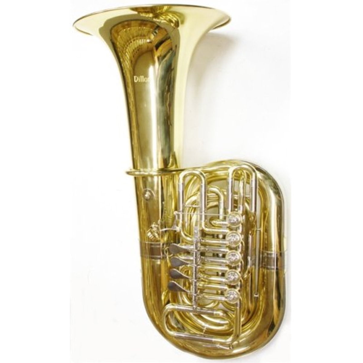 Cool Wind CTU-200 Metallic Series 4-Valve Plastic BBb Tuba Silver