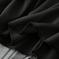 thumbnail image 6 of Charella Women's Long Tulle Tutu Skirt 3D Flower Embroidery Solid Color High Waist Mesh Midi Swing Skirt Black,, 6 of 6