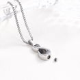 thumbnail image 5 of Infinity Urn Pendant Necklace for Ashes Holder Memorial Keepsake, Cremation Jewelry for Human/Pet, 5 of 9