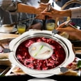 thumbnail image 4 of 32cm Stainless Steel Rotating Hot Pot Steamboat Basin Double-Layer Detachable, 4 of 11