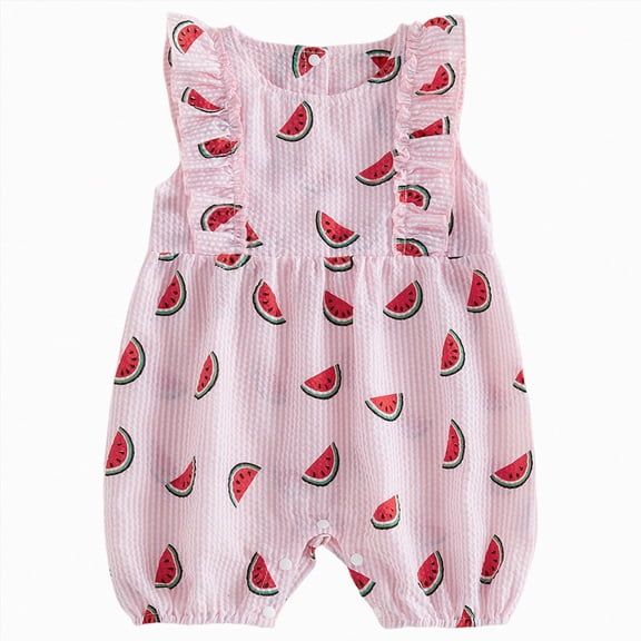 Ymyiu Baby Rompers Unisex Baby Girl Summer Clothes Newborn Outfit Romper Infant Baby Dress Headband Cute Outfits Girls 0 3 Months (Pink,0-3 Months)
