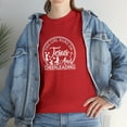 thumbnail image 7 of This Girl Runs On Jesus And Cheerleading Shirt, Cheer Girl Tee - ID: 976, 7 of 7