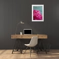 thumbnail image 3 of Millet, Karyn 17x24 White Modern Wood Framed Museum Art Print Titled - Fuchsia Peonies III, 3 of 4