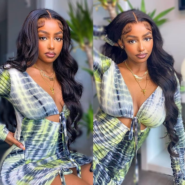 Afrodiva Human Hair Wigs for Black Women Body Wave Lace  display picture 1