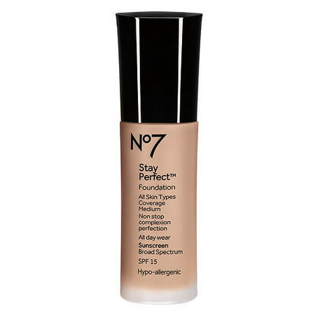 No7 Stay Perfect Foundation (Cool Beige), Hypo-allergenic. By Boots From