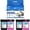 2 Combo Pack, variant on 304 304XL Ink Cartridges Compatible for HP 100 120 125 130 5030 5032 5020 5010 3760 2630 3750 2620 2622 3720 3762 3730 3733 Inkjet Printers, Leak-Proof Design Crisp Printing