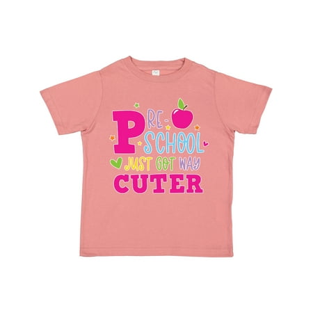 

Inktastic Preschool Just Got Cuter Girls Toddler T-Shirt