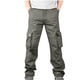 thumbnail image 1 of Pantalones largos de moda para hombre, casuales, de color sólido, con cremallera y bolsillos, elásticos, informales, para hombre., 1 of 4