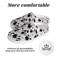 thumbnail image 6 of Xecao Cute Animal with Cow Print Cotton Slippers Fuzzy Warm Cozy Slippers Non Slip House Slippers For Indoor Outdoor Cotton Slippers House Slippers-13, 6 of 7