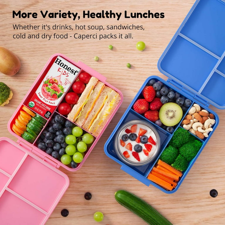 Caperci Classic Bento Lunch Box for Adult & Older Kids - Leakpoof 47 oz  3-Compartment Lunch Containe…See more Caperci Classic Bento Lunch Box for