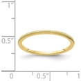 thumbnail image 4 of 10K Yellow Gold 1.2mm Bead Stackable Band (Size 6) Made In United States 1stk18-120y-6, 4 of 5