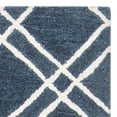 thumbnail image 5 of SAFAVIEH Himalaya Maralyn Geometric Wool Runner Rug, Navy/Silver, 2'3" x 8', 5 of 7