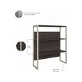 thumbnail image 2 of Bush Business Furniture Hybrid 4-Shelf 71"H Tall Etagere Bookcase Storm Gray (HYB023SG), 2 of 2