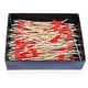thumbnail image 2 of Palillos de cóctel (100 unidades), palillos de madera, artículos para fiestas, bocadillos, frutas, sándwiches, corazones rojos, 2 of 4