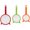 Warm Colors, variant on Farberware Professionals Red, Green & Orange Strainer Set of 3