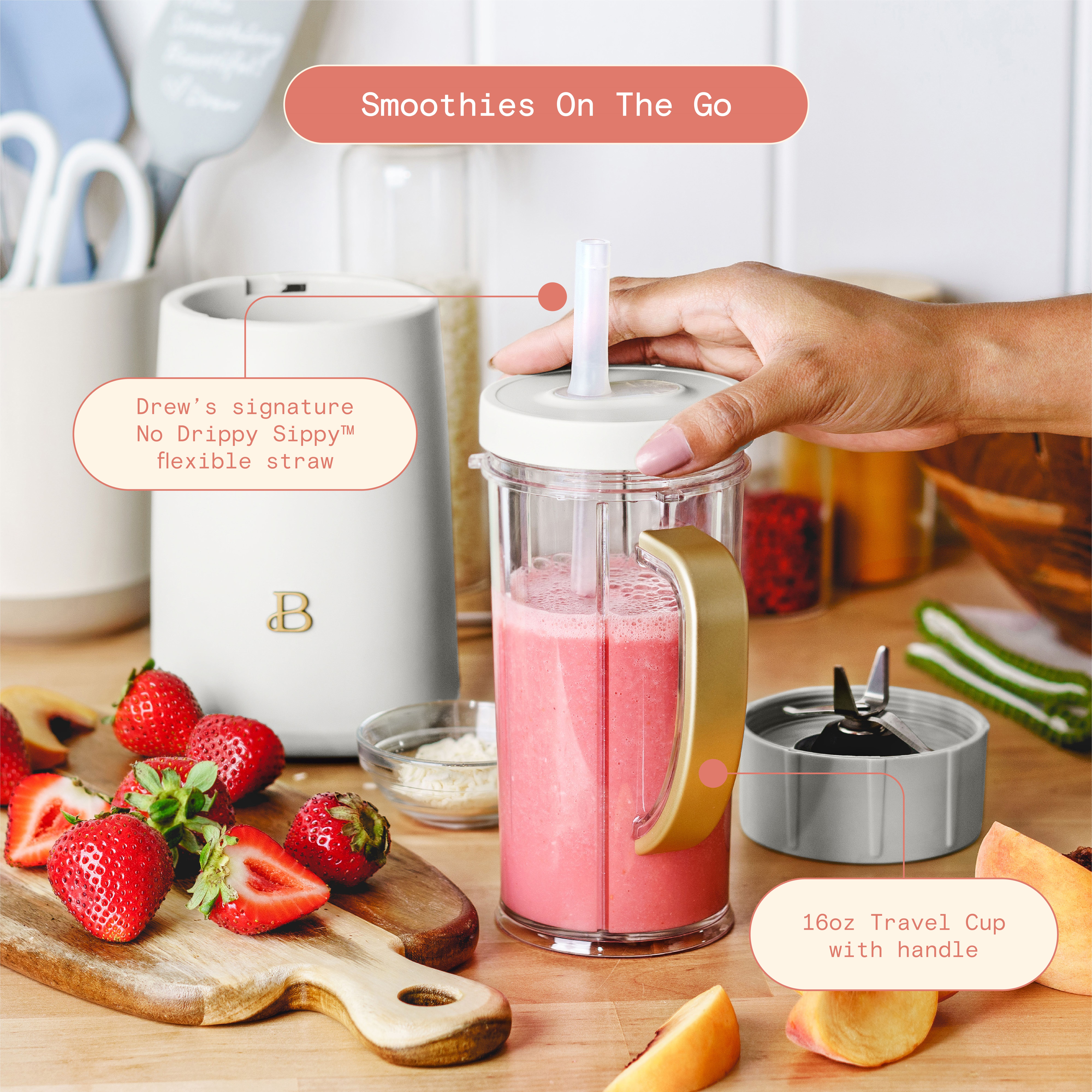 Beautiful Personal Blender Set by Drew Barrymore, 12-Piece photo 6