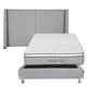 thumbnail image 1 of Colchón Matrimonial Restonic Vail + Box Base Cama + Cabecera Milan Plata, 1 of 8