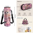 thumbnail image 7 of Jeiento Owl 17 Inch Backpack Set for Students Kids 4-Piece Lunch Bag Pencil Case Water Bottle Holder Pink Cherry Blossom Lightweight Durable Large Capacity for Girls Elementary Middle School, 7 of 7
