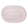 thumbnail image 1 of Colonial Mills Rug LA01R036X060 3 x 5 ft. Bella Braided Nursery Rug  Pink Grey, 1 of 1