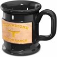 thumbnail image 2 of 16 Ounce Handmade Ceramic Coffee Mug - Yellowstone Dutton Ranch - American Owned & Operated Company, 2 of 3