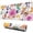 Flowers And Strange, variant on Flowers and Leaves&nbsp;mousepad Gamingwaterproofno Slip&nbsp;for Office Home Work Gaminggaming Mouse PadRubber Base Mousepad with Stitched Edges 31.5x11.8inches