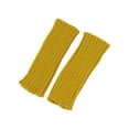 thumbnail image 4 of Gants Courts en Laine Multicolores Isolés pour Temps Froid pour Femmes, Mitaines Sans Doigts, 4 of 7