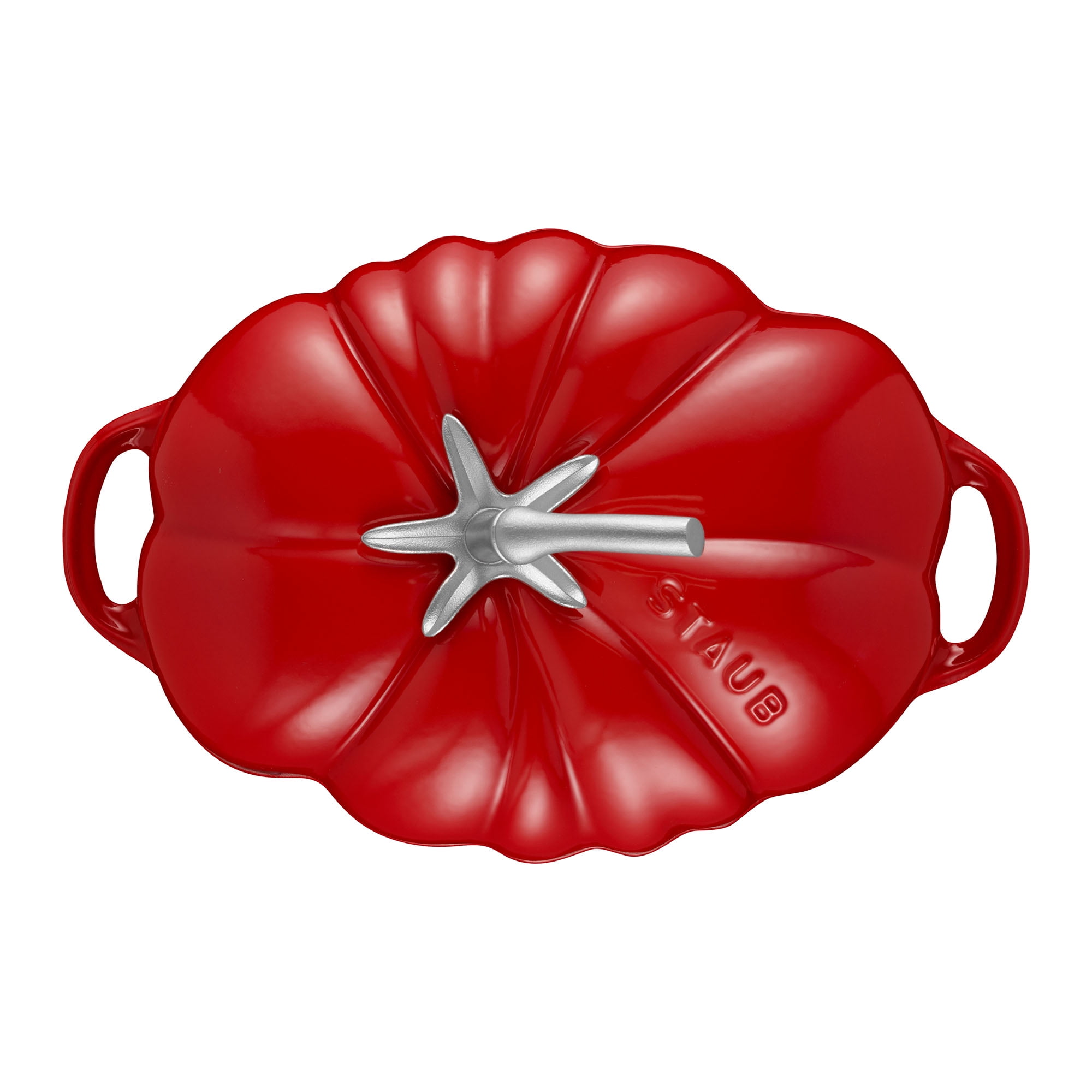 Staub Beautiful Enamel Cast Iron 3-qt Tomato Cocotte - Cherry